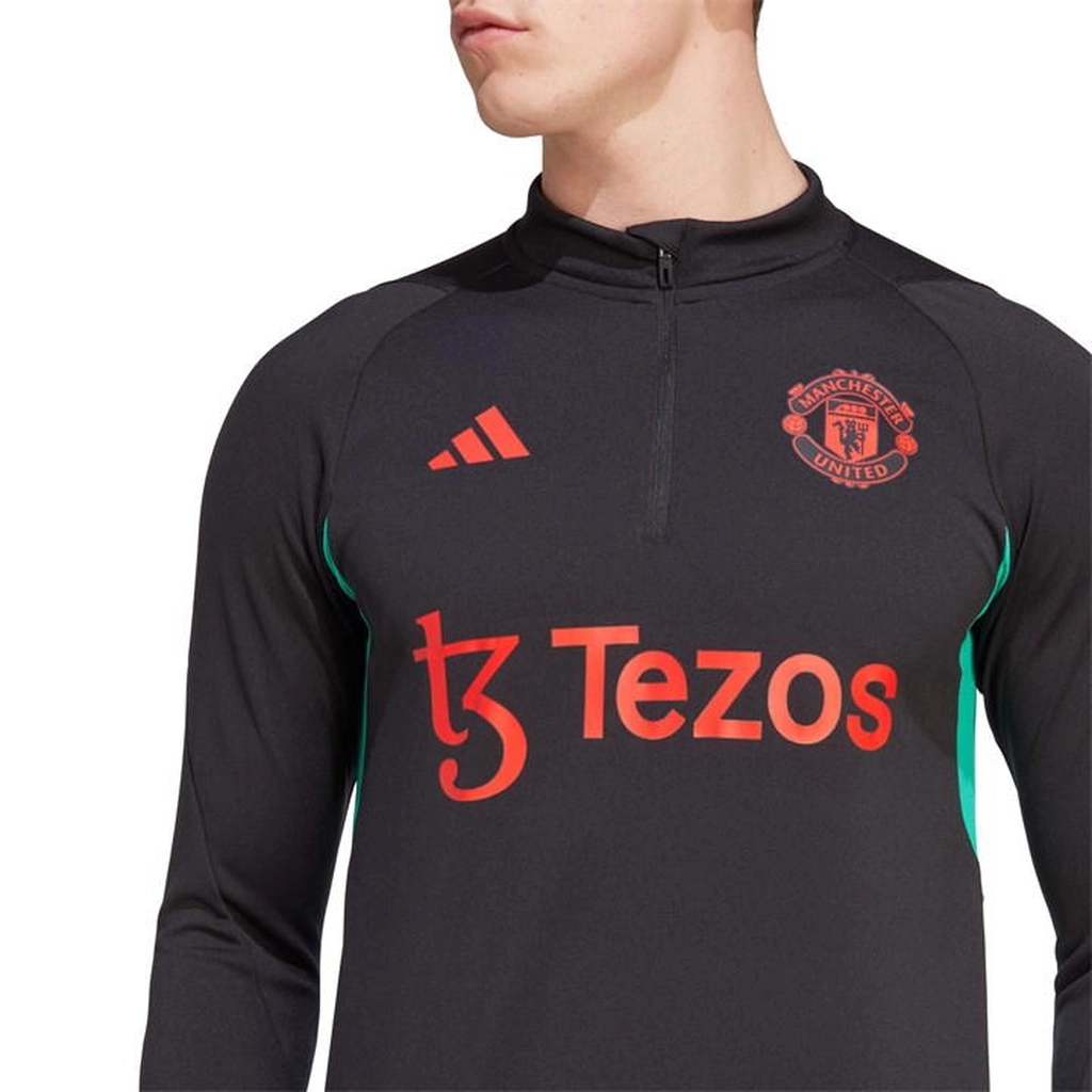 Adidas Originals Manchester United Drill Top 2023 2024 Adults - Black